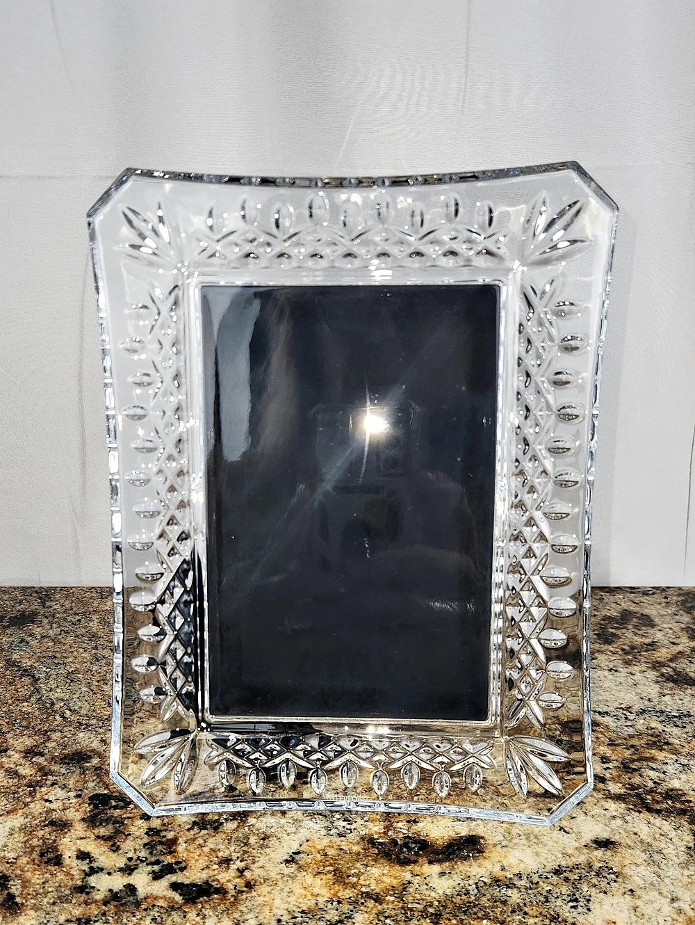 Waterford Lismore Crystal Picture Frame 4X6 Inches